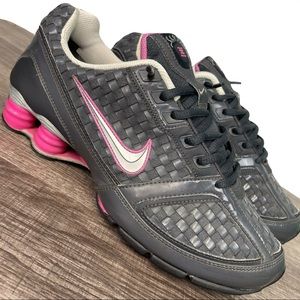 RARE Vintage Y2K Nike Shox Reveal Woven Running Shoes